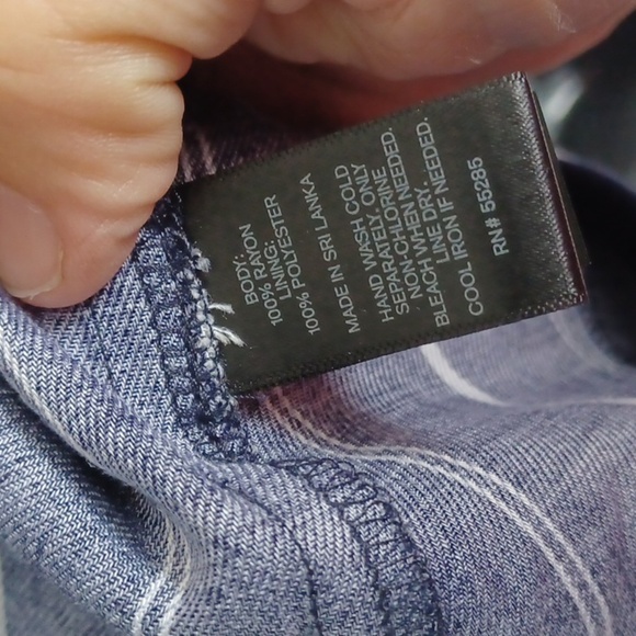 NWT Express Navy Striped Blazer, sz M - Picture 7 of 7